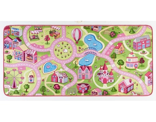 Hanse Home Kinderteppich Sweettown 100% Polyamid, 140x200 cm, Pink