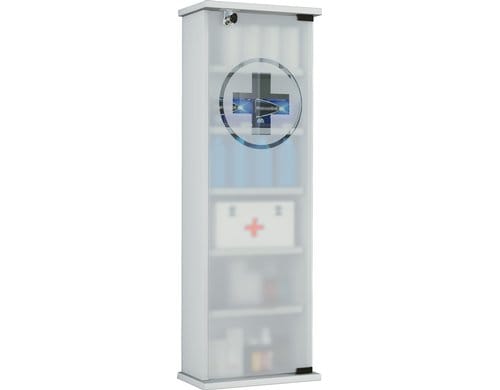 VCM Medizinschrank Gusal XXL Weiss