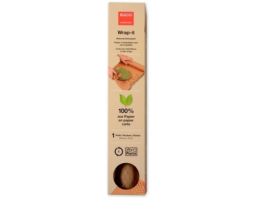 Elco Polsterpapier Wrap-it 100% aus Papier 10 Meter x 35cm, 1 Rolle