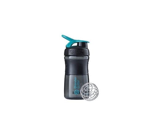 BlenderBottle SportMixer Flip Black/Teal, 590ml