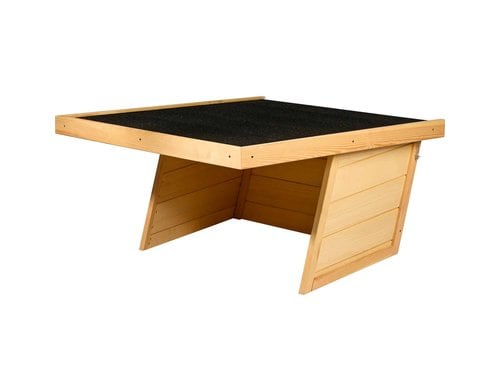 Mährobotergarage Suburb I Flachdach, aus Holz Natur