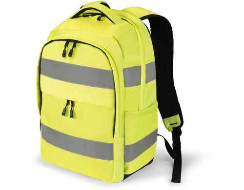 DICOTA Rucksack HI-VIS 25 Liter P20471-01 gelb, 15.6, 600D rPET