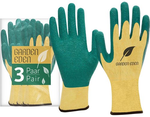 ACE Gartenhandschuhe 3 Paar Gr.L (9) Handschuhe, Arbeitshandschuhe