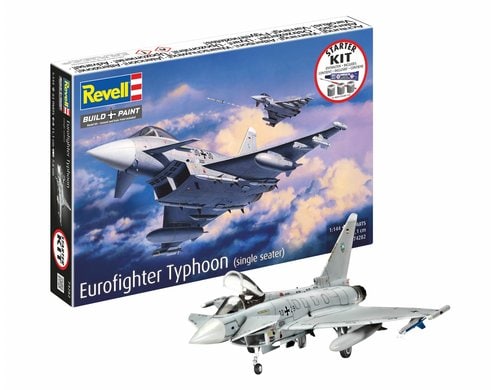 Revell Eurofighter Typhoon (single seater) Starter Kit 1:144