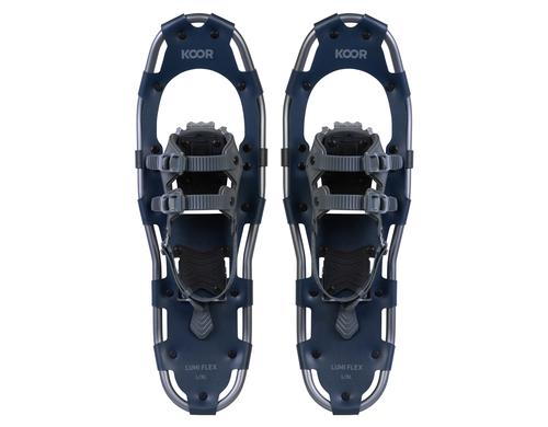 KOOR Schneeschuh Lumi Flex L/XL dunkelblau 8x25 (64cm), 91kg, Farbe: dunkelblau
