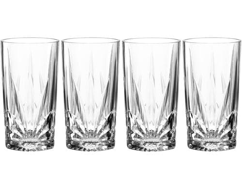 Leonardo Longdrinkglas Capri 530ml klar 4 Stk., 9x16cm, Nutzvol. 400ml