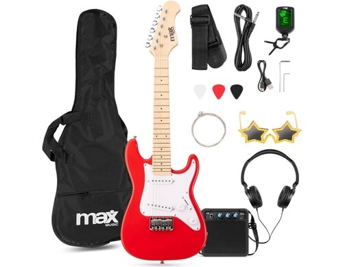 MAX GigKit Junior 1/4 RD E-Gitarrenset, Junior, 1/4, sunburst