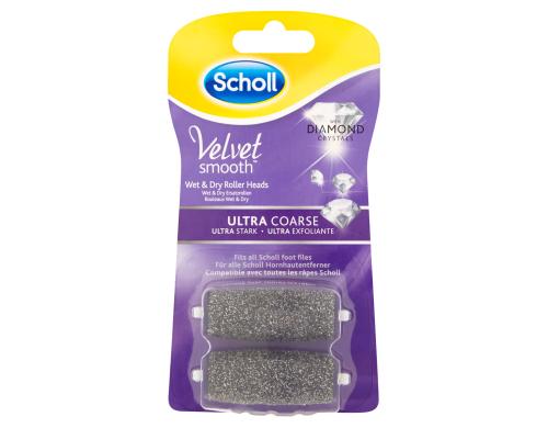 Scholl Aufsatz Velvet Smooth wet&dry Diama. Diamantpartik., ultra grobe Körnung, 2 Stk.