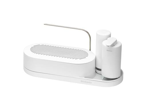 Brabantia Organiser Set Sink Style White Seifenspender, Seifenqueezer