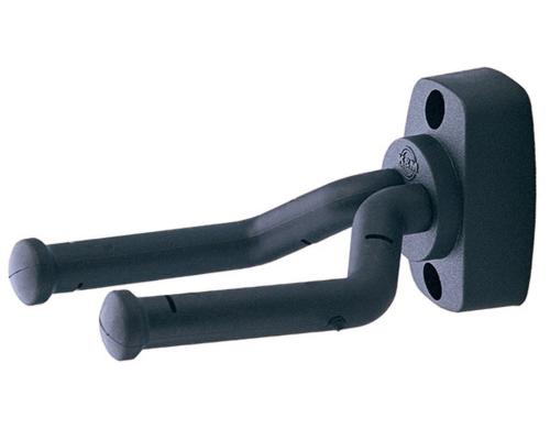 K&M 16280 Gitarren-Wandhalter schwarz