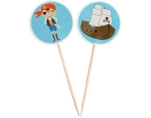 Demmler Deko Picker Pirat 12 Stk, 35x85mm