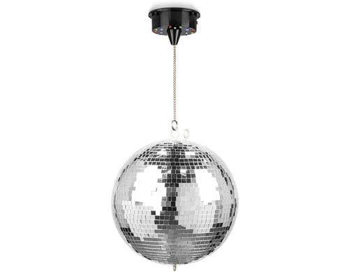 Fuzzix MB30ML Spiegelkugel 30cm mit Motor und LED