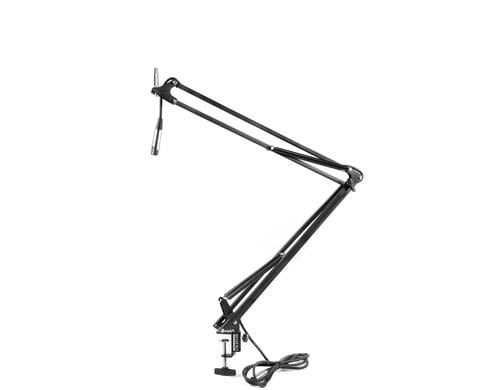 Bemero DMA-5050BK Tisch-Mikrofonarm Mikrofonarm für Tischmontage