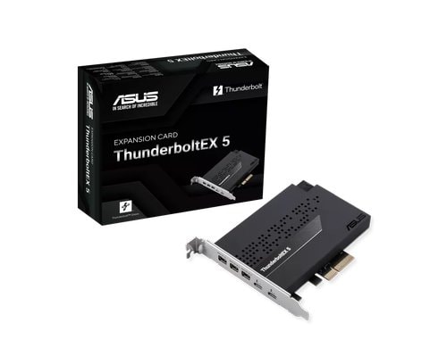 ASUS ThunderboltEX 5 Karte Dual TB 5 USB-C, DP 2.1, PCIe 4.0 x4