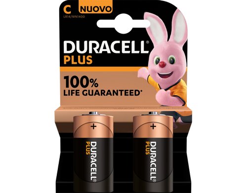 Duracell C Plus Power MN1400, LR14 K2 1,5 Volt, 2 Stück