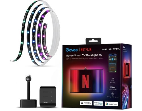 Govee Envisual TV Backlight 3S Netflix Version, WiFi, BT,3.8m,  55-65 Zoll