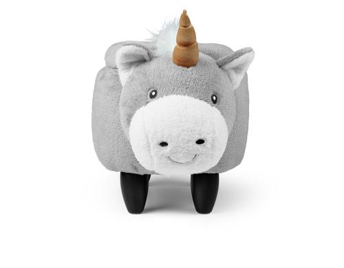 zoosy Hocker Einhorn weiss 71x35x36cm, mit Aufbewahrungsbox