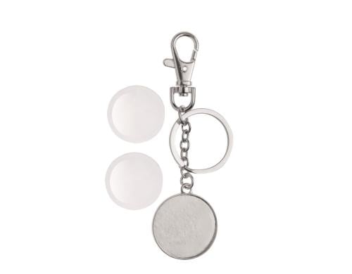 Glorex Schlüssenanhänger Cabochon 32 mm, doppelseitig