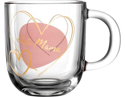 Leonardo Tasse Emozione 400ml Beste Mama 1 Stk., 9x15cm, Nutzvol. 300ml