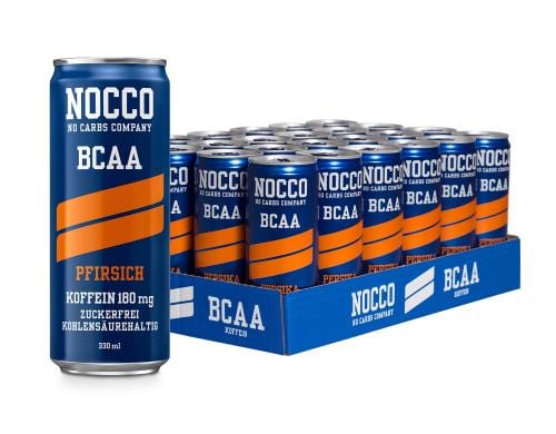 NOCCO Drink BCAA Pfirsich 330ml, 24-Tray
