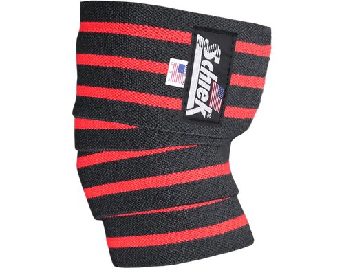 Kniebandagen 78, schwarz-rot
