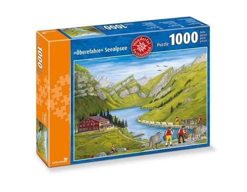 1000 Teile Puzzle Öberefahre Seealpsee Puzzle mit 1000 Teilen
