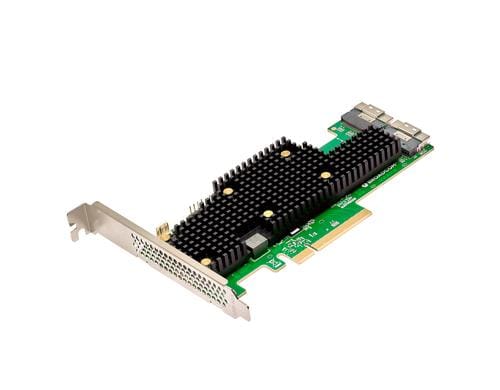 Broadcom eHBA 9600-16i, PCI-Ex8v4 2xSFF-8654, LP, SAS4/SATA3,NVMEv4