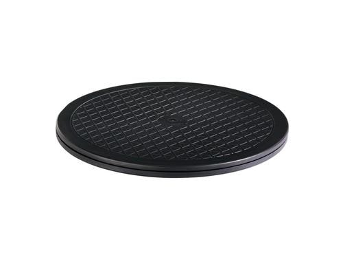 Hama Universal-Drehteller L, Schwarz 32x2 cm (DxH), rutschfest, Gummifüsse