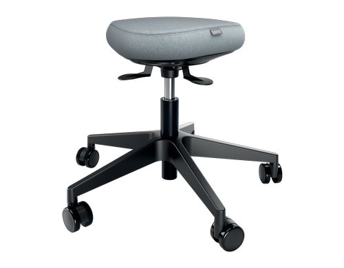 Leitz Ergonomischer Sitzhocker Activ schwarz, mit Rollen, Balance Komfortsitz