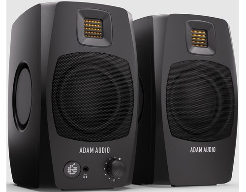 ADAM Audio D3V Schwarz Aktives 2-Weg Desktop Monitor System (Paar)