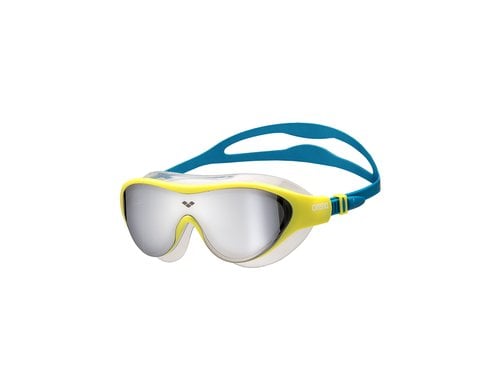 arena Goggle  Jr The One Mask Mr silver/soft green/blue cosmo