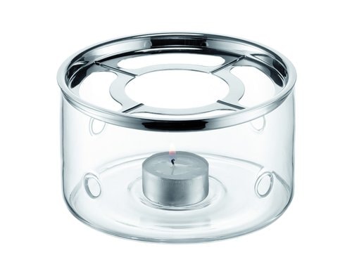 Bodum Bistro Rechaud Mittel Edelstahl/Glas, D: 13.5cm, H:7.3cm