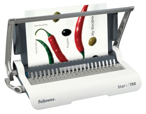 Fellowes man. Stanz- und Bindegerät Star+ Stanzleistung bis 12 Blatt, 150 Blatt Bind.