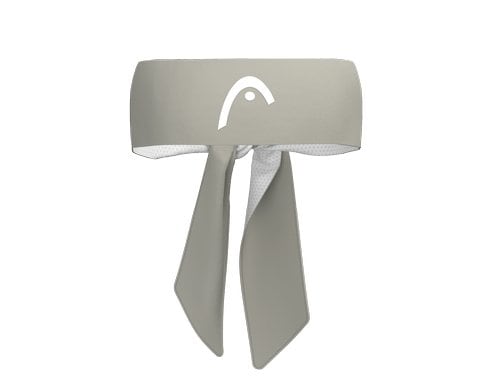 HEAD Kopfband Bandana weiss/grau