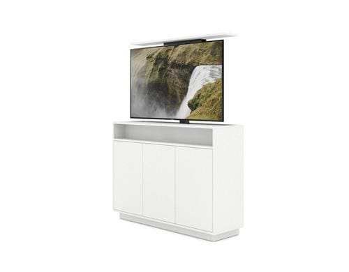 AV-TV Möbel inkl. TV Liftsystem 4684, weiss max. 50 Kg., Hub 900mm, RFControl