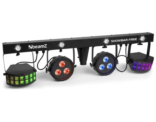 BeamZ ShowBar Free 2x PAR, 2x Derby, 4x Strobe