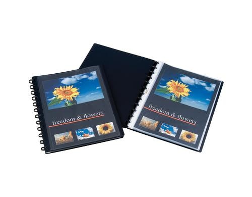 Adoc Sichtbuch Personal-Ex A4, 20 Taschen, schwarz