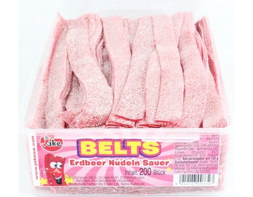 Belts Strawberry Sour 200 Stück