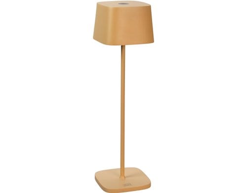 Konstsmide Capri USB-Tischleuchte Sand LED 2700/3000K, Dimmbar / IP54