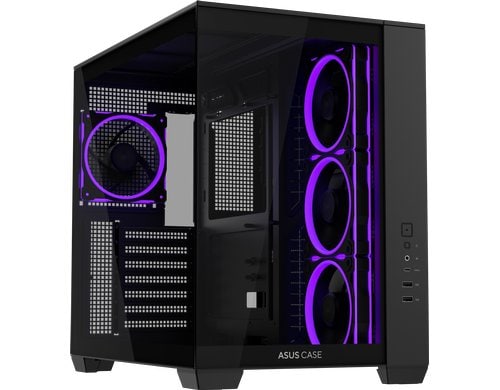 ASUS A32 PLUS TG ARGB BLACK M-ITX, mATX, ATX, 2x2,5/3,5