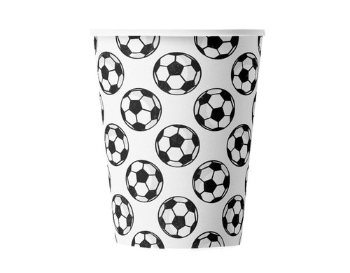 B+C Becher Football 2.5dl, 10 Stück