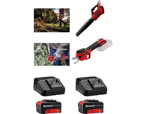 36V Professional Garden Kit Akku-Laubbläser, Akku-Astschere