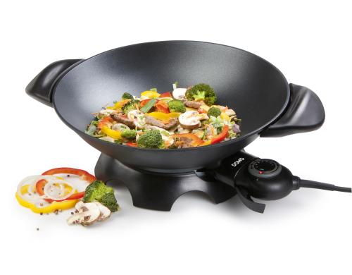 Domo elektrischer Wok DO8708W 5 Liter, 2200 Watt