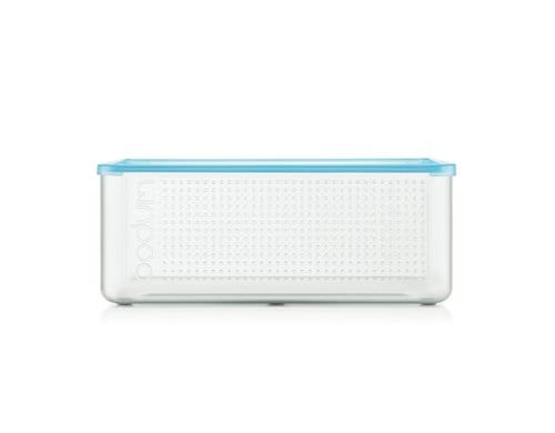 Bodum Bistro Brotbox mit Kunststoffdeckel Ice blue