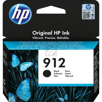 HP Tinte Nr. 912 - Black (3YL80AE) Seitenkapazität ~ 300 Seiten