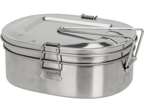 NIZE  Edelstahl Lunchbox stainless steel 430 1200 ml 180x140x75