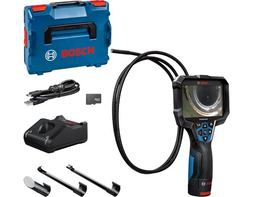 BOSCH Pro Inspektionskamera GIC 12V-5-27 C mit 1 x 12V Akku & L-BOXX