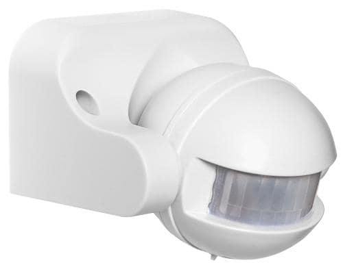 STEFFEN Bewegungsmelder IR Globe 180° weiss 12m, 10Sek-7min,