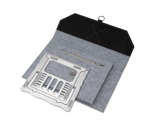 4SMARTS Ergo Workspace Bundle, Hellgrau Laptop/Tablet