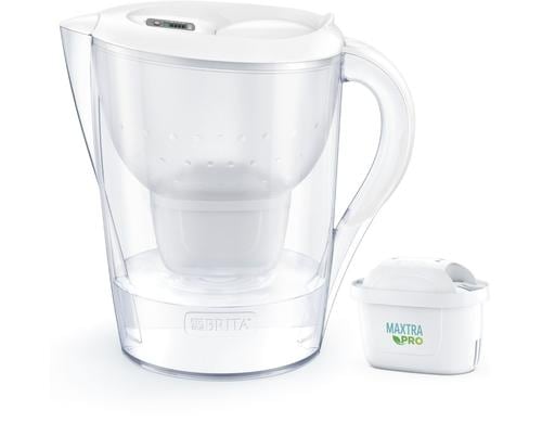 Brita Tischwasserfilter Marella XL weiss pr Fassungsvermögen Wasserkrug: 3.5 Liter